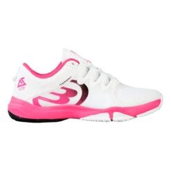 BULLPADEL Flow Hybrid Fly 21 Padel Shoe Women - White, Pink