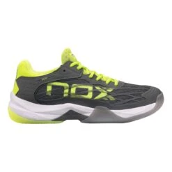 NOX AT10 Lux Padel Shoe Men - Grey, Neon Yellow