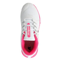 BULLPADEL Flow Hybrid Fly 21 Padel Shoe Women - White, Pink -Padel Pro Shop 00001000 0 4 2
