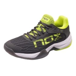 NOX AT10 Lux Padel Shoe Men - Grey, Neon Yellow -Padel Pro Shop 00001000 0 8