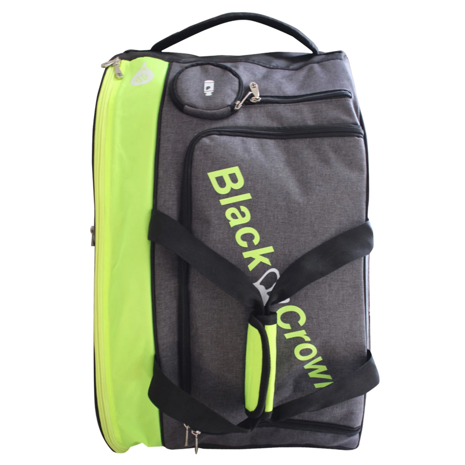 BLACK CROWN Work Padel Racket Bag - Grey, Lime 5 BLACK CROWN Work Padel Racket Bag - Grey, Lime - Image 3
