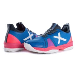 Munich Oxygen Plus 02 Padel Shoe Men - Blue, Red -Padel Pro Shop 00006000 0 7