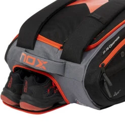 NOX AT10 Competition Padel Sports Bag - Black, Orange -Padel Pro Shop 0003900000 10
