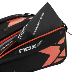 NOX AT10 Competition Padel Sports Bag - Black, Orange -Padel Pro Shop 0003900000 12