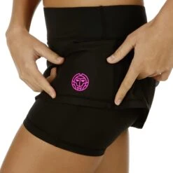 BIDI BADU Ines Tech Skirt Women - Black, Pink -Padel Pro Shop 00054000 0 5