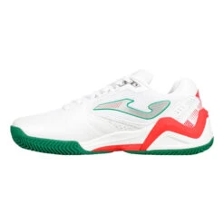 JOMA Set Clay Court Shoe Men - White, Green -Padel Pro Shop 00120000 0 3