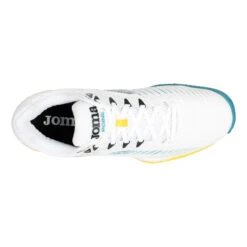 JOMA Point All Court Shoe Men - White, Dark Blue -Padel Pro Shop 00121000 0 4