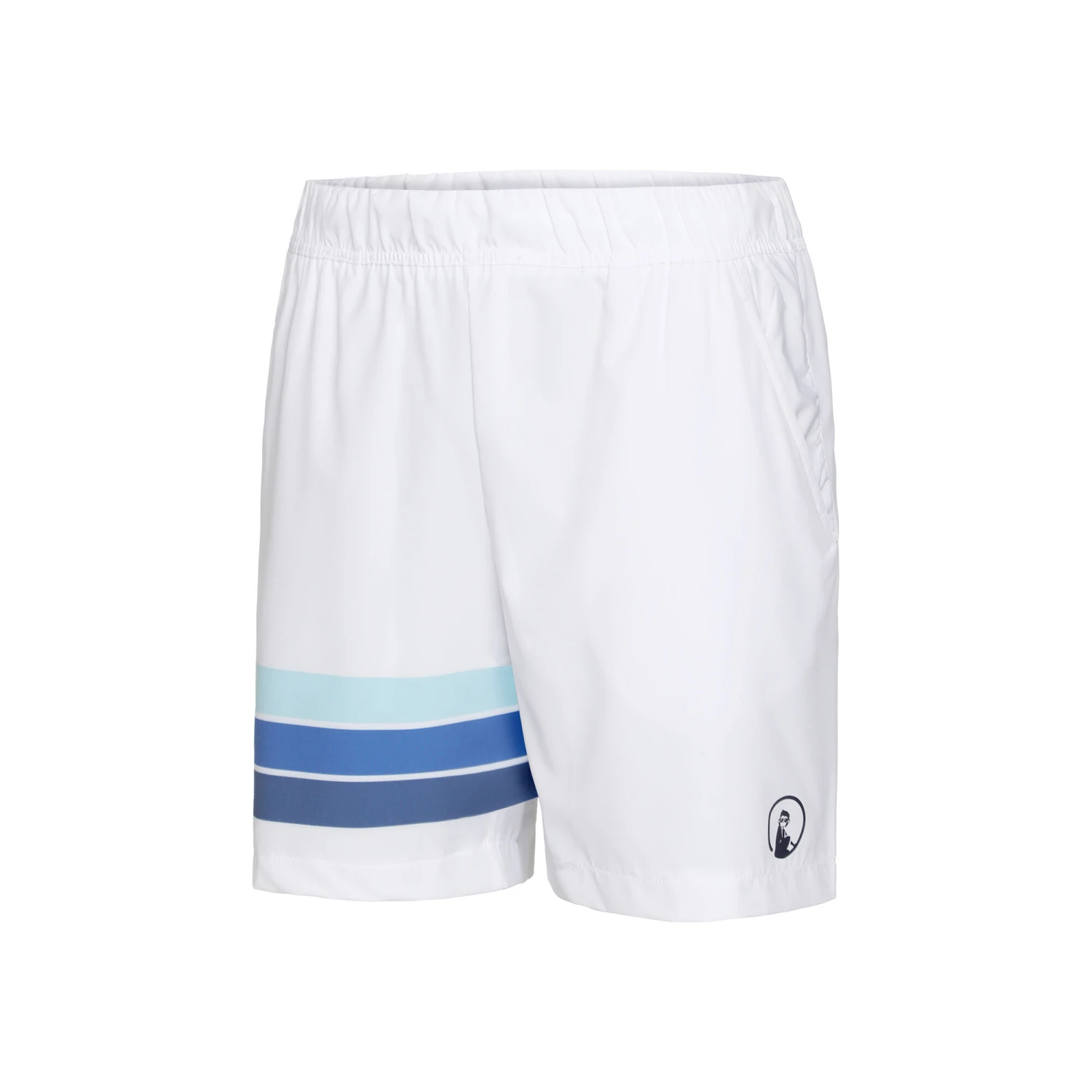 Ocean Block Stripe Smash Shorts Men - White, Blue 3 Ocean Block Stripe Smash Shorts Men - White, Blue