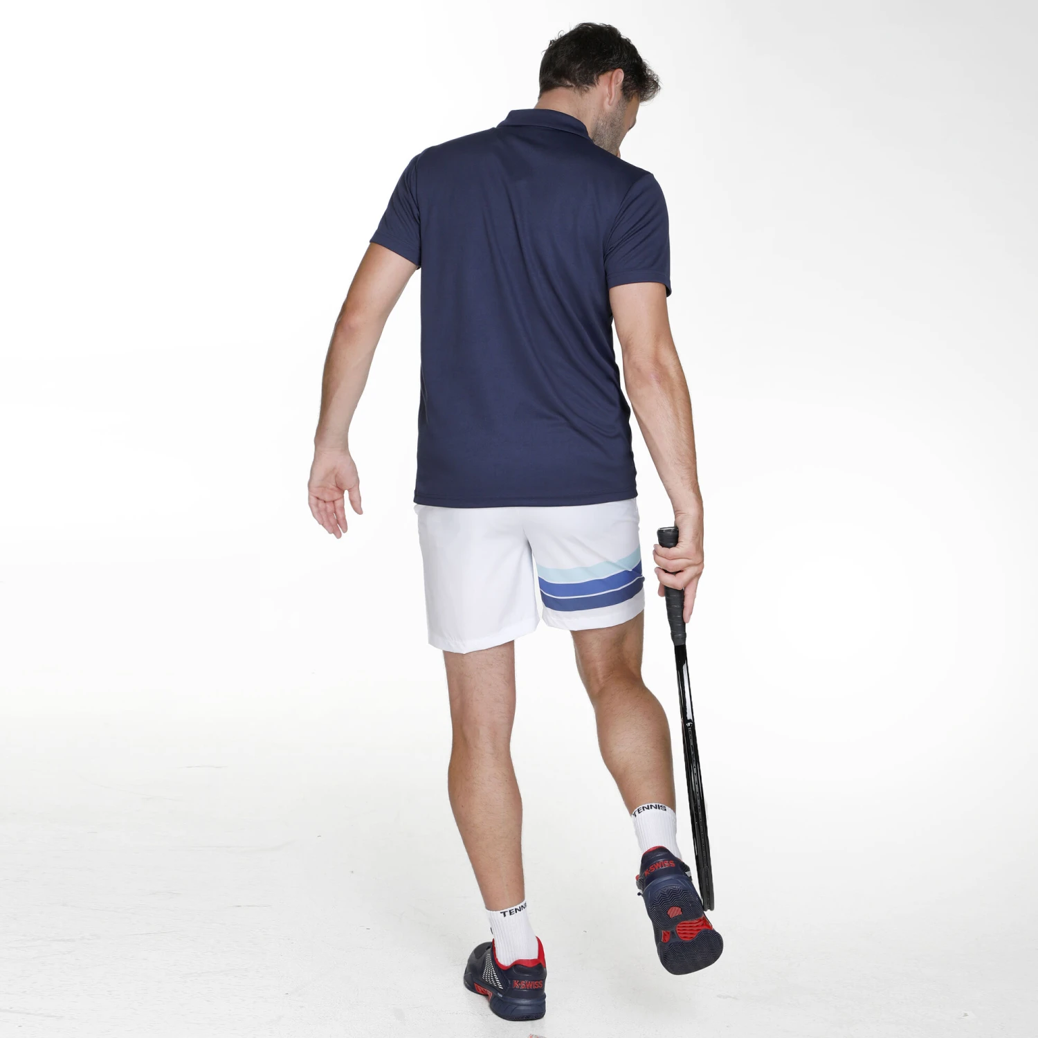 Ocean Block Stripe Smash Shorts Men - White, Blue 6 Ocean Block Stripe Smash Shorts Men - White, Blue - Image 4