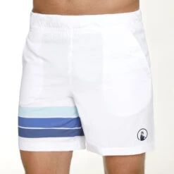 Ocean Block Stripe Smash Shorts Men - White, Blue 16 Ocean Block Stripe Smash Shorts Men - White, Blue -Padel Pro Shop 00178000 12