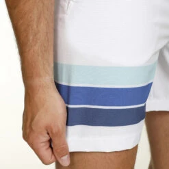 Ocean Block Stripe Smash Shorts Men - White, Blue 19 Ocean Block Stripe Smash Shorts Men - White, Blue -Padel Pro Shop 00178000 17