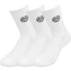 BIDI BADU Magu Crew Tech Tennis Socks 3 Pack - White, Black -Padel Pro Shop 00259000 000