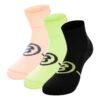 BULLPADEL Short Sports Socks 3 Pack Women - Black, Multicoloured 2 BULLPADEL Short Sports Socks 3 Pack Women - Black, Multicoloured -Padel Pro Shop 00262000 000
