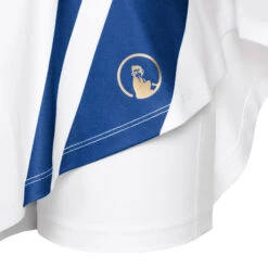 Retro Stripe Bounce Skirt Women - White, Blue -Padel Pro Shop 00271000 10