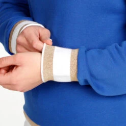 Retro Sweatshirt Women - Blue, Multicoloured -Padel Pro Shop 00292000 0 9