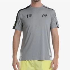 BULLPADEL Liron T-Shirt Men - Grey, Yellow -Padel Pro Shop 00391000 13