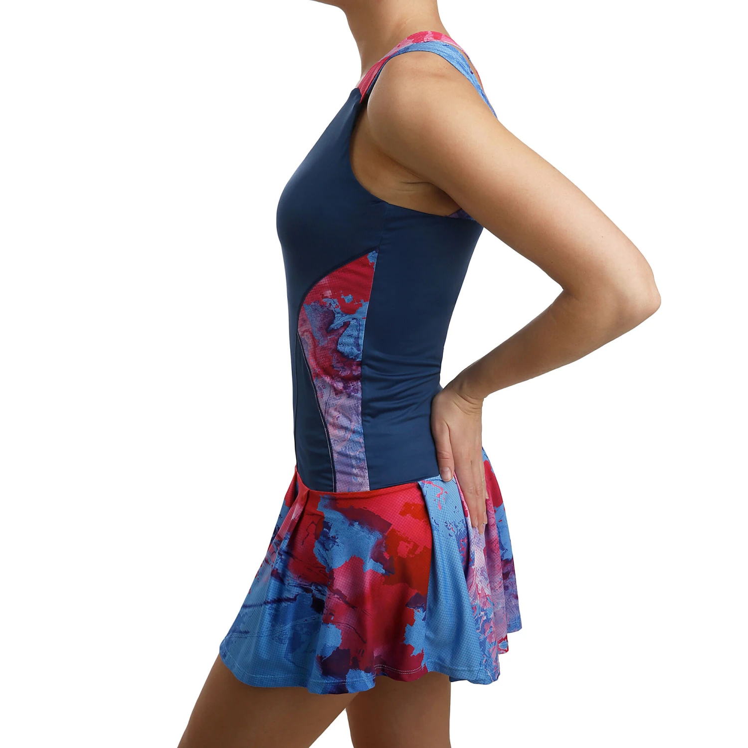 BIDI BADU Lipa Tech 2in1 Dress Women - Dark Blue, Red 6 BIDI BADU Lipa Tech 2in1 Dress Women - Dark Blue, Red - Image 4