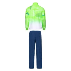 BIDI BADU Jaron Tech Tracksuit Men - Neon Green, White -Padel Pro Shop 00752000 0 2