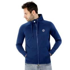 BIDI BADU Jamol Tech Training Jacket Men - Dark Blue, White -Padel Pro Shop 00878000 24