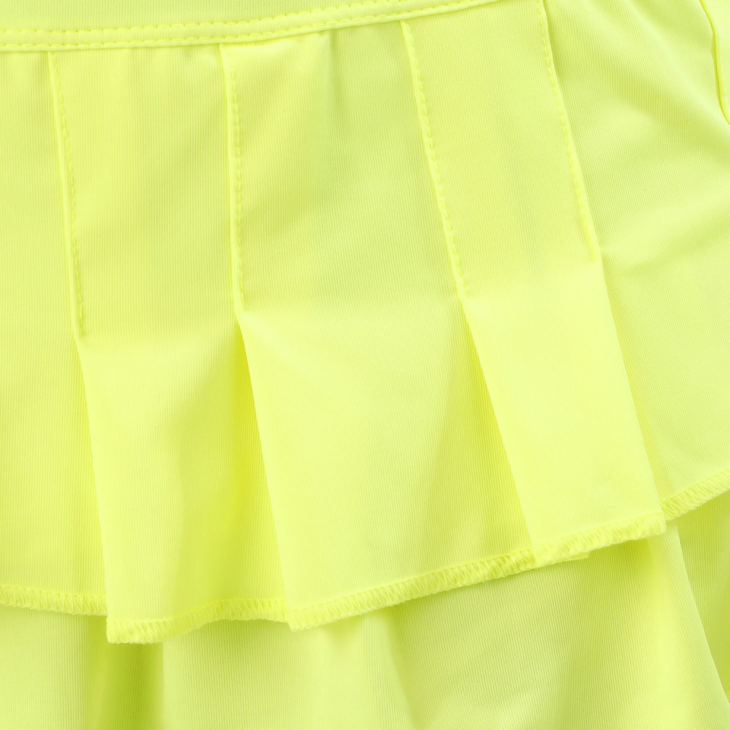 Stitch Down Tier Skirt Special Edition Women - Neon Yellow 7 Stitch Down Tier Skirt Special Edition Women - Neon Yellow - Image 5