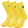 BIDI BADU Matayo Crew Tech Sports Socks 3 Pack Men - Yellow, Black -Padel Pro Shop 00988000 000