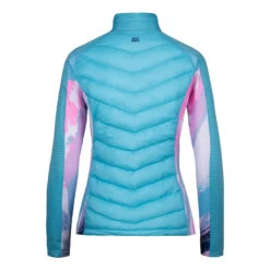 BIDI BADU Dania Tech Down Training Jacket Women - Turquoise, White -Padel Pro Shop 01092000 0 2