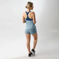 BIDI BADU Amrei Jeans Tech Tank Top Women - Blue, Dark Blue -Padel Pro Shop 01131000 12