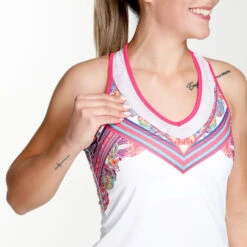 Athens With Sports Bras Women - White, Multicoloured -Padel Pro Shop 01265000 15