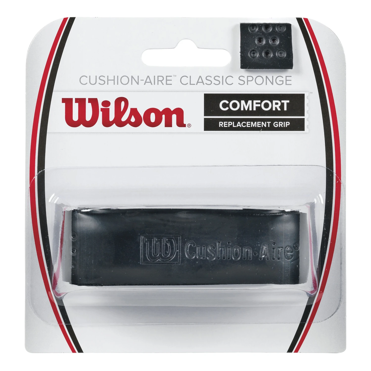 Wilson Cushion-Aire Classic Sponge 1 Pack - Black 3 Wilson Cushion-Aire Classic Sponge 1 Pack - Black