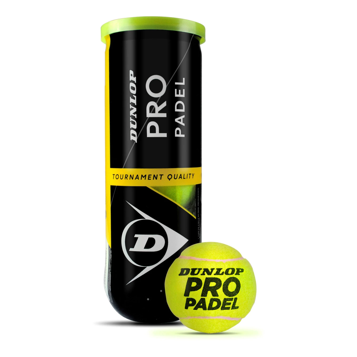 Dunlop Pro Padel 3 Ball Tube 4 Dunlop Pro Padel 3 Ball Tube - Image 2