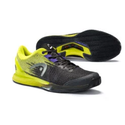 Head Sprint 3.0 Limited Clay Court Shoe Men - Black, Lime -Padel Pro Shop 01788000 0 7