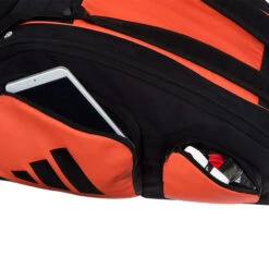 ADIDAS Pro Tour 3.2 Padel Racket Bag - Black, Orange -Padel Pro Shop 0179400000 13