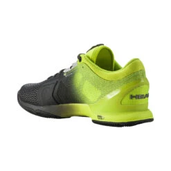 Head Sprint Pro 3.0 SF Clay Court Shoe Women - Black, Yellow -Padel Pro Shop 01848000 0 7