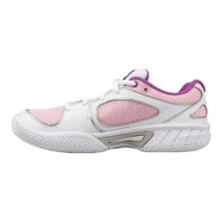 K-Swiss Express 100 Mesh All Court Shoe Women - White, Pink -Padel Pro Shop 01929000 0 3