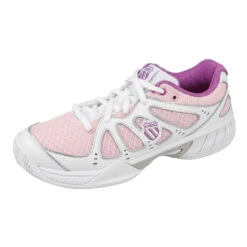 K-Swiss Express 100 Mesh All Court Shoe Women - White, Pink -Padel Pro Shop 01929000 10