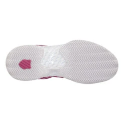 K-Swiss Hypercourt Supreme HB Clay Court Shoe Women - Pink, White -Padel Pro Shop 01997000 0 5