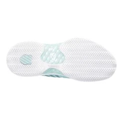 K-Swiss Hypercourt Supreme Clay Court Shoe Women - Light Blue, White -Padel Pro Shop 02075000 0 5