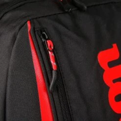 Wilson Youth Backpack Special Edition - Black, Red -Padel Pro Shop 0214200000 0 3