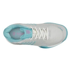 K-Swiss Hypercourt Express 2 All Court Shoe Women - White, Light Blue -Padel Pro Shop 02197000 0 4