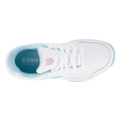K-Swiss Court Express Clay Court Shoe Women - White, Light Blue -Padel Pro Shop 02203000 0 4