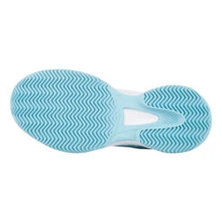 K-Swiss Court Express Clay Court Shoe Women - White, Light Blue -Padel Pro Shop 02203000 0 5