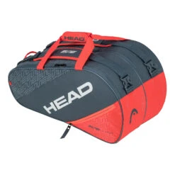 Head Elite Padel Supercombi Padel Racket Bag - Grey, Orange