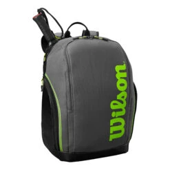 Wilson Tour Blade Padel Backpack - Black, Green -Padel Pro Shop 0234300000 11