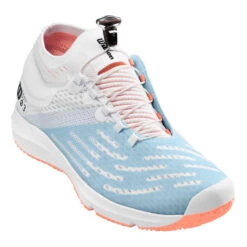 Wilson Kaos 3.0 Soft All Court Shoe Women - Light Blue, White -Padel Pro Shop 02369000 000