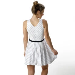 Fila Lottie Dress Women - White, Dark Blue 11 Fila Lottie Dress Women - White, Dark Blue -Padel Pro Shop 02423000 12
