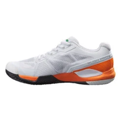 Wilson Rush Pro 3.5 Clay Paris Clay Court Shoe Women - White, Orange -Padel Pro Shop 02440000 0 3