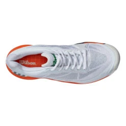 Wilson Rush Pro 3.5 Clay Paris Clay Court Shoe Women - White, Orange -Padel Pro Shop 02440000 0 4