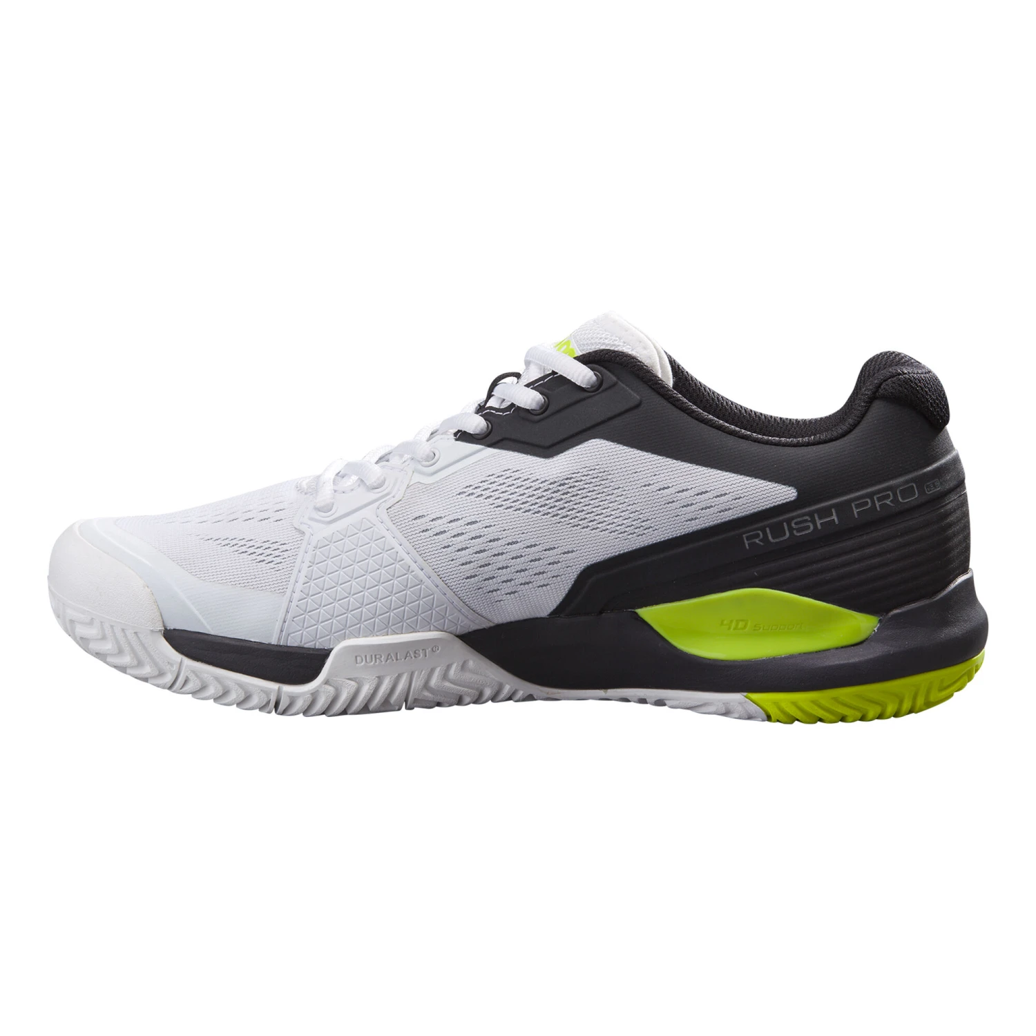 Wilson Rush Pro 3.5 All Court Shoe Men - White, Black 4 Wilson Rush Pro 3.5 All Court Shoe Men - White, Black - Image 2
