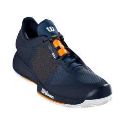 Wilson Kaos Swift Clay Court Shoe Men - Dark Blue, Orange -Padel Pro Shop 02471000 000