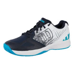 Wilson Kaos Comp 2.0 CC Ultra Clay Court Shoe Special Edition Men - White, Dark Blue -Padel Pro Shop 02506000 000